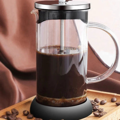 ElyTarus Borosilicate Glass French Press Coffee Maker