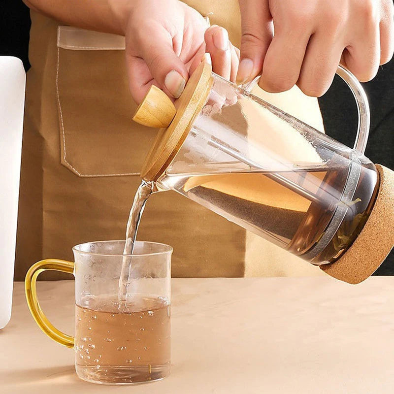 ElyTarus Borosilicate Glass French Press Coffee Maker