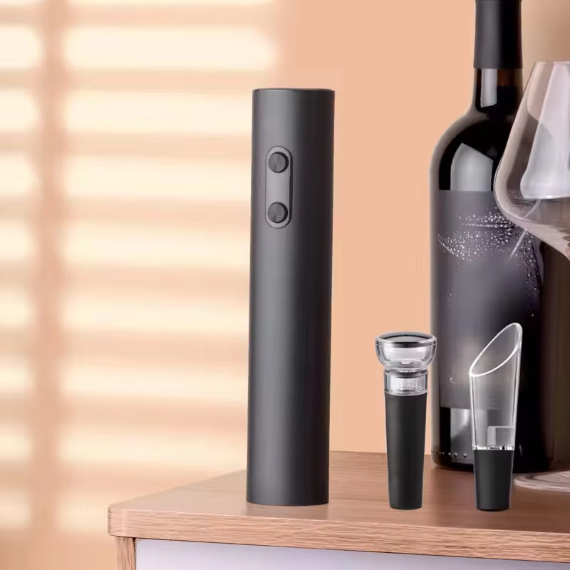 EnziVine 4-in-1 Electric Wine Bottle Opener Gift Set