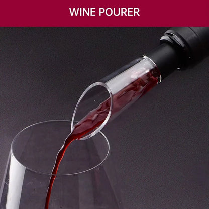 EnziVine 4-in-1 Electric Wine Bottle Opener Gift Set