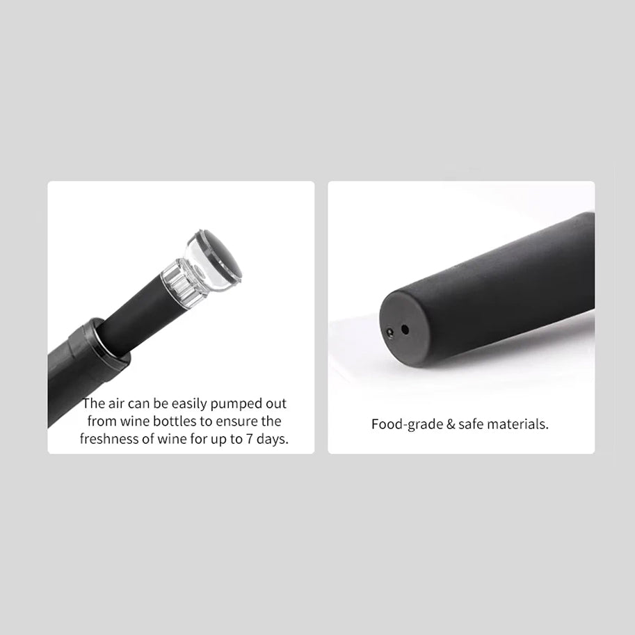 EnziVine 4-in-1 Electric Wine Bottle Opener Gift Set