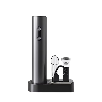 EnziVine 4-in-1 Electric Wine Bottle Opener Gift Set