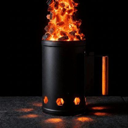 ChimiLaci Rapid Fire Charcoal Chimney Starter with Safety Handle