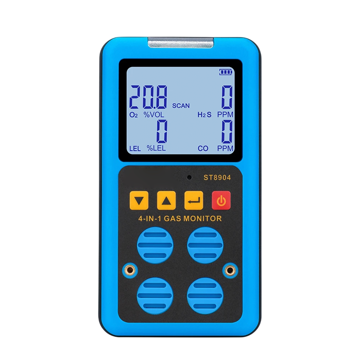 FainDicle 4-in-1 Gas Analyzer O2 CO H2S LEL Monitor