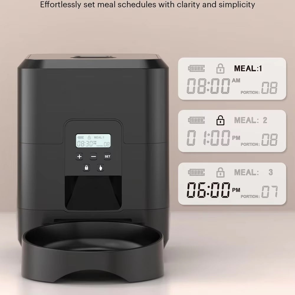 BostFoni WiFi Automatic Pet Feeder with App Control & Battery Backup