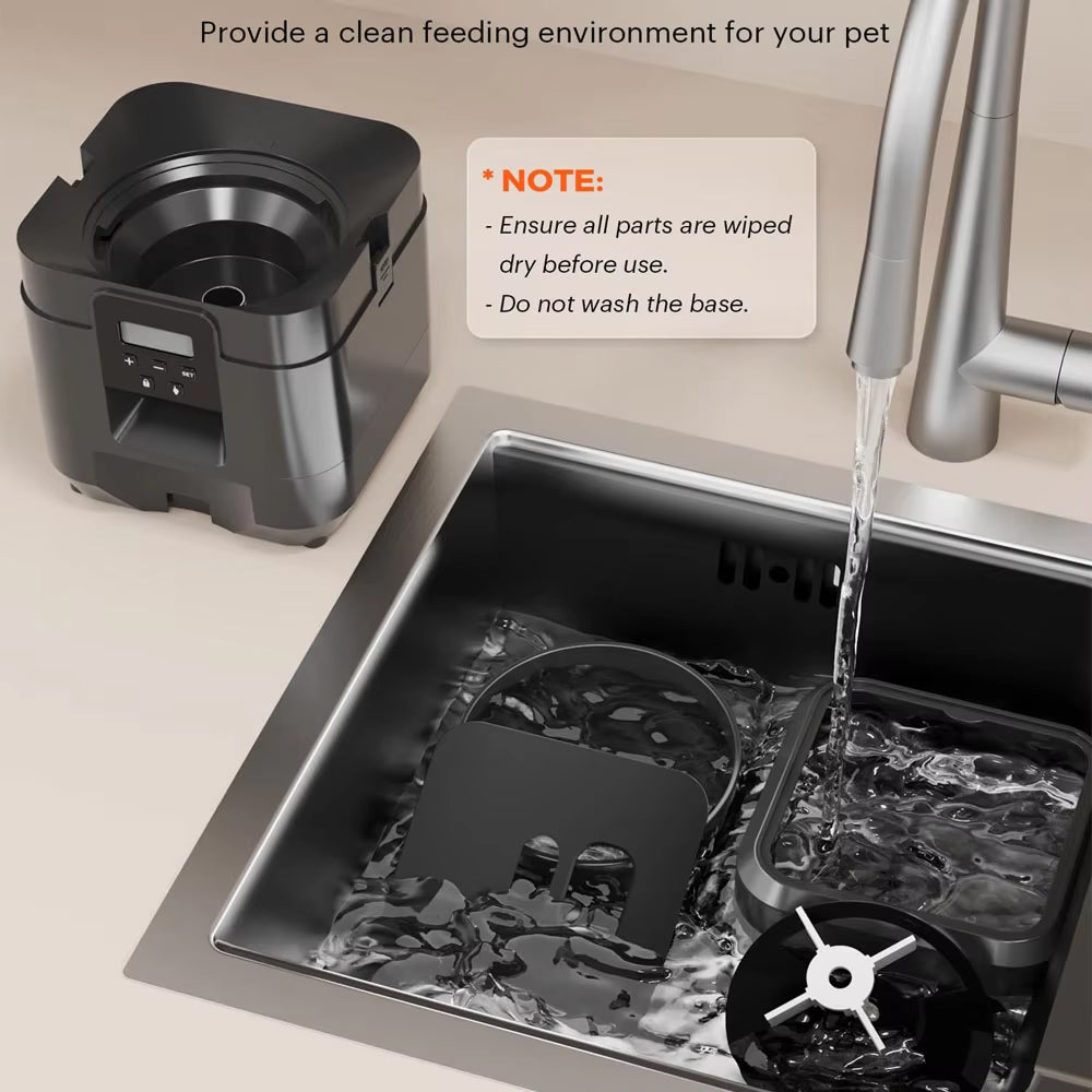 BostFoni WiFi Automatic Pet Feeder with App Control & Battery Backup