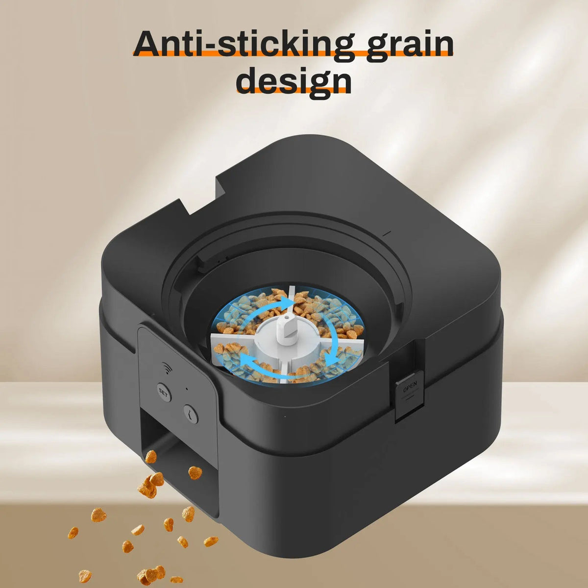 BostFoni WiFi Automatic Pet Feeder with App Control & Battery Backup
