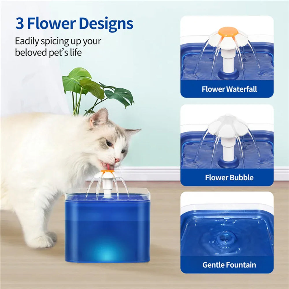 FeliFlowa 4-Stage Filtration Quiet Cat Water Fountain