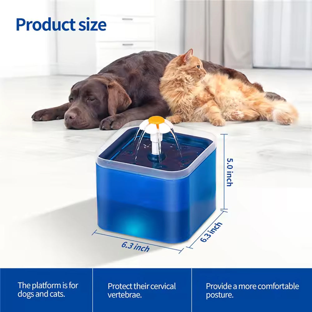 FeliFlowa 4-Stage Filtration Quiet Cat Water Fountain
