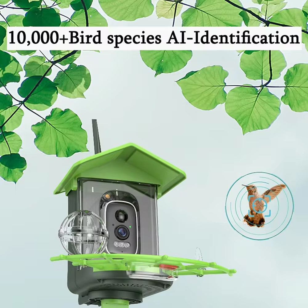 DeasNocx WiFi Bird Feeder Camera 1080P HD Night Vision