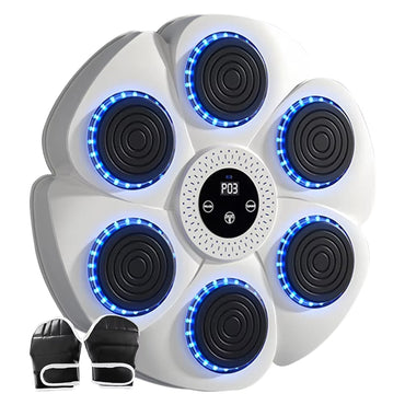 Interactive Music Boxing Machine with LED Lights & Bluetooth