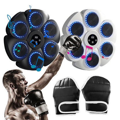 Interactive Music Boxing Machine with LED Lights & Bluetooth