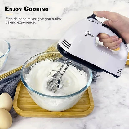 FilkMoss 180W Hand Mixer | 7 Speeds & 18,000 RPM for Baking