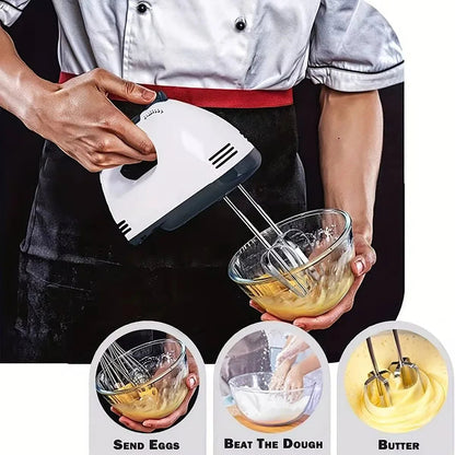 FilkMoss 180W Hand Mixer | 7 Speeds & 18,000 RPM for Baking