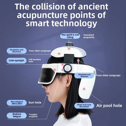 FivaSoft Acupressure Head Massager with Heat and Vibration