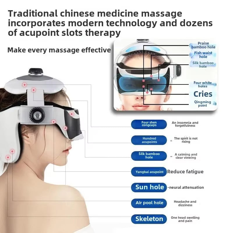 FivaSoft Acupressure Head Massager with Heat and Vibration
