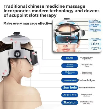 FivaSoft Acupressure Head Massager with Heat and Vibration