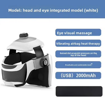 FivaSoft Acupressure Head Massager with Heat and Vibration