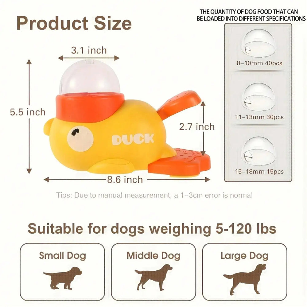 FizoClen Interactive 2-in-1 Dog Slow Feeder and Puzzle Toy