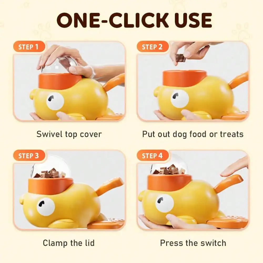 FizoClen Interactive 2-in-1 Dog Slow Feeder and Puzzle Toy