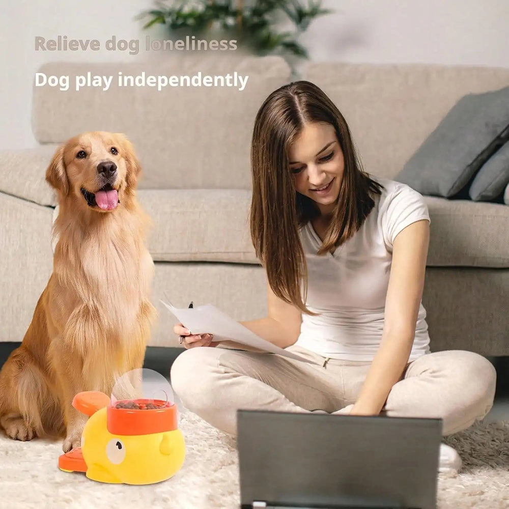 FizoClen Interactive 2-in-1 Dog Slow Feeder and Puzzle Toy