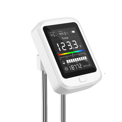 FizoMast 6-in-1 Digital Soil Meter with Rotatable HD Screen