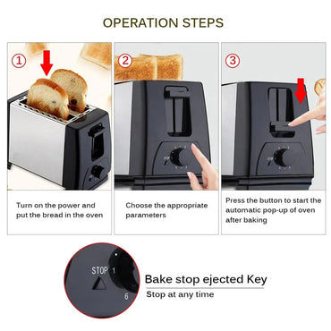FlavoHoti Precision 2-Slice Stainless Steel Toaster