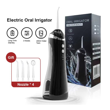 FloziWash Handheld Water Flosser 1600 Pulses Per Minute