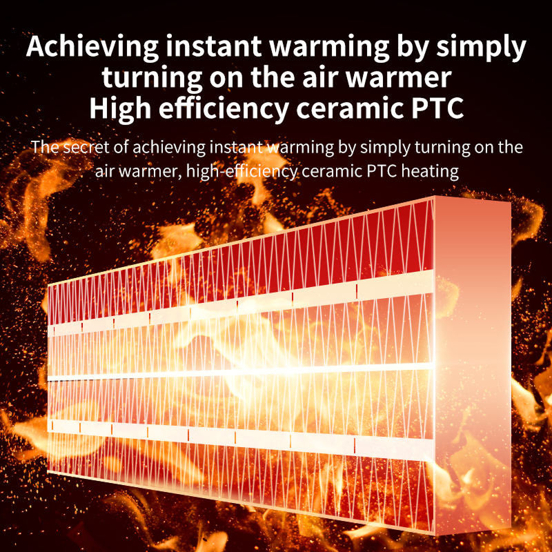 FluxiHot PTC Ceramic Space Heater - Energy Efficient Instant Heat
