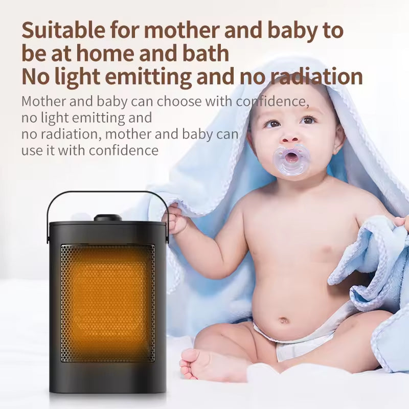 FluxiHot PTC Ceramic Space Heater - Energy Efficient Instant Heat