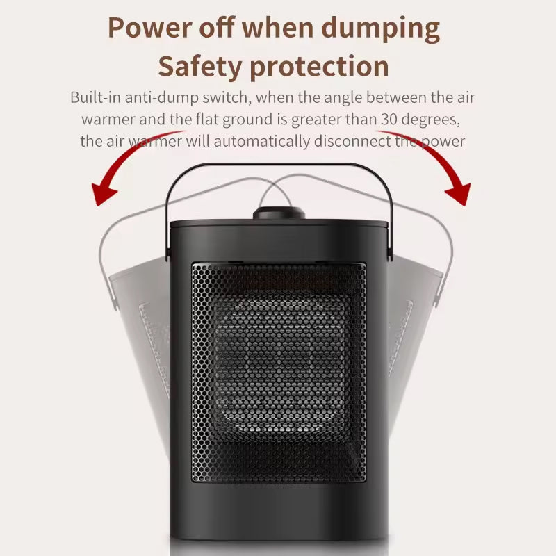 FluxiHot PTC Ceramic Space Heater - Energy Efficient Instant Heat
