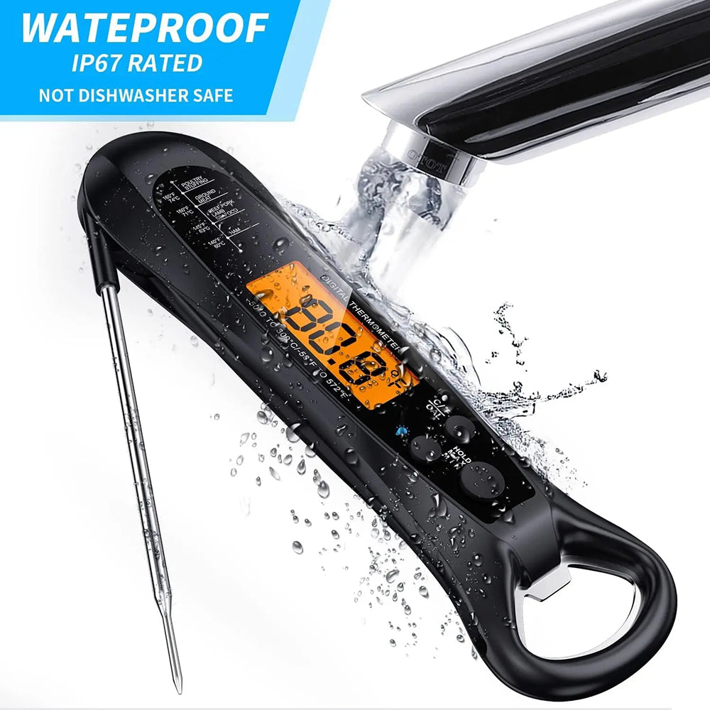 FodiVist Instant Read Meat Thermometer 2-3 Sec Waterproof