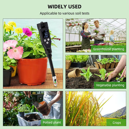 FonaWise Bluetooth Soil pH Meter ±0.1 Accuracy Lab-Grade