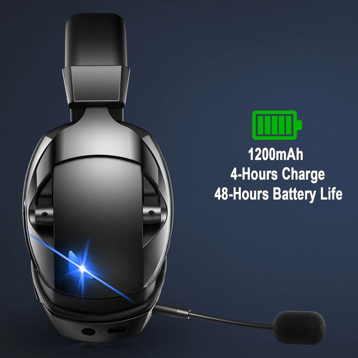 FreeLuxis Triple Mode Wireless Gaming Headset with 3D Surround Sound