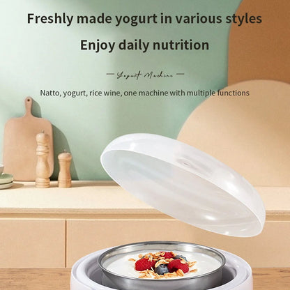 FresDaci 3-in-1 Automatic Yogurt, Natto & Rice Wine Fermentation Machine