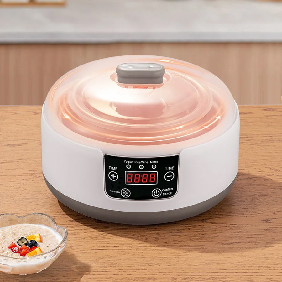 FresDaci 3-in-1 Automatic Yogurt, Natto & Rice Wine Fermentation Machine