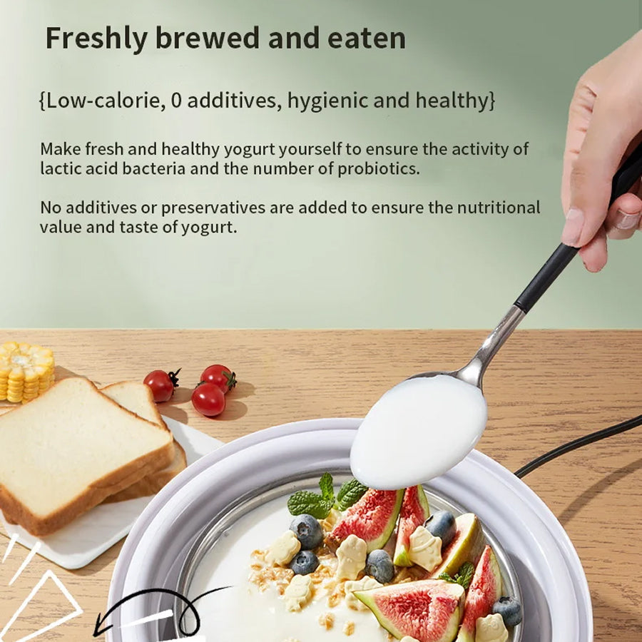 FresDaci 3-in-1 Automatic Yogurt, Natto & Rice Wine Fermentation Machine