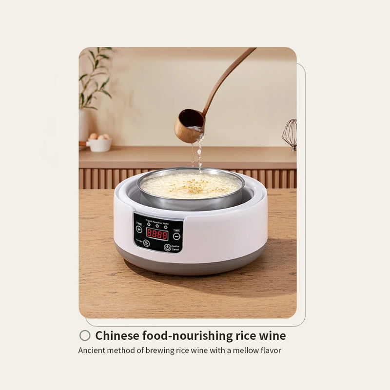 FresDaci 3-in-1 Automatic Yogurt, Natto & Rice Wine Fermentation Machine