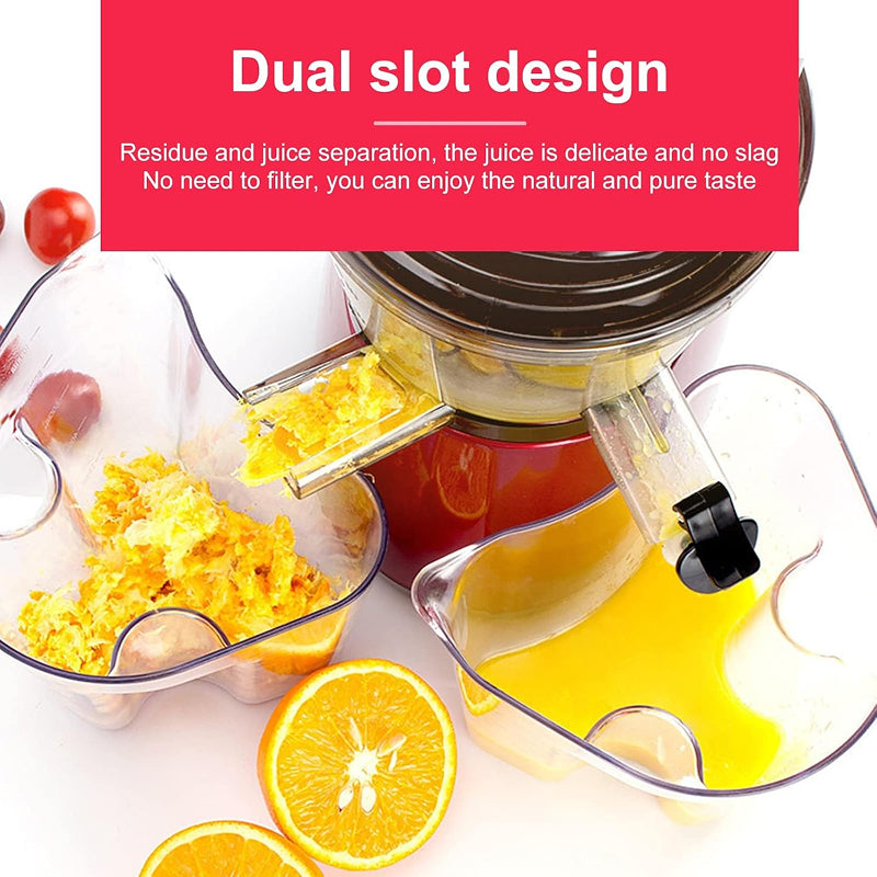 FrostyClas Cold Press Slow Masticating Juicer – 97% High Juice Yield & 70mm Large Feeding Chute