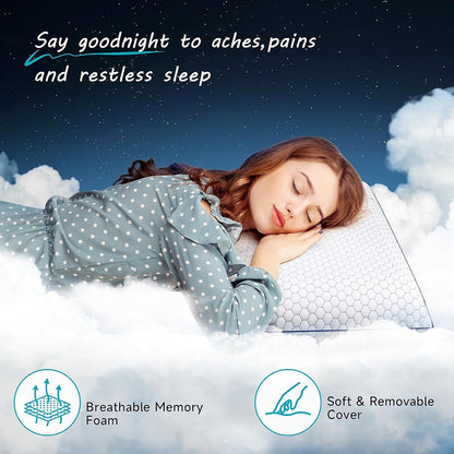 GeliPillex Orthopedic Cooling Gel Pillow for Neck Support