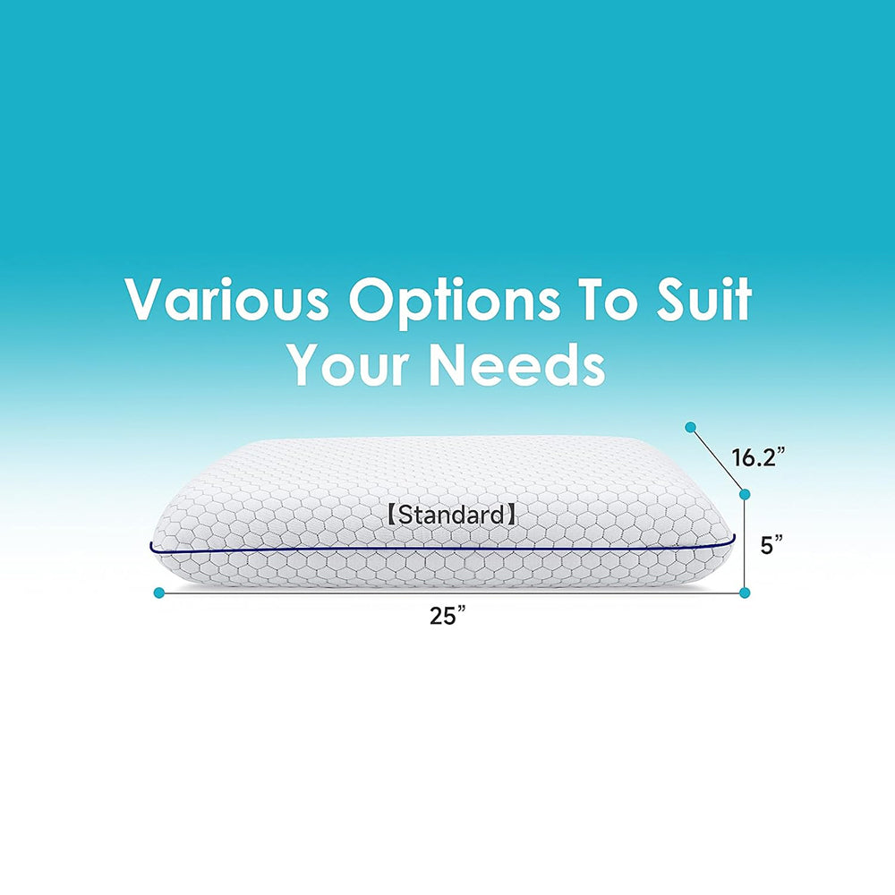 GeliPillex Orthopedic Cooling Gel Pillow for Neck Support