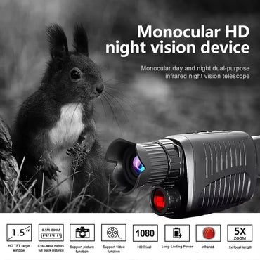 GesDoriq HD Night Vision Monocular 1080P 800m Range