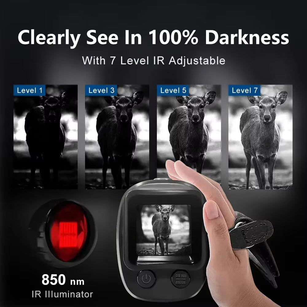 GesDoriq HD Night Vision Monocular 1080P 800m Range