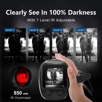GesDoriq HD Night Vision Monocular 1080P 800m Range