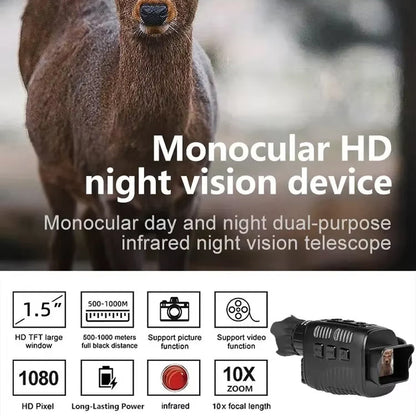 GesDoriq HD Night Vision Monocular 1080P 800m Range