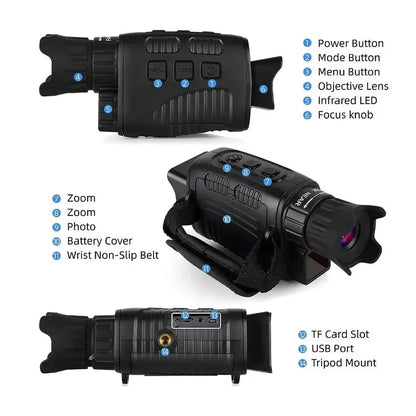 GesDoriq HD Night Vision Monocular 1080P 800m Range