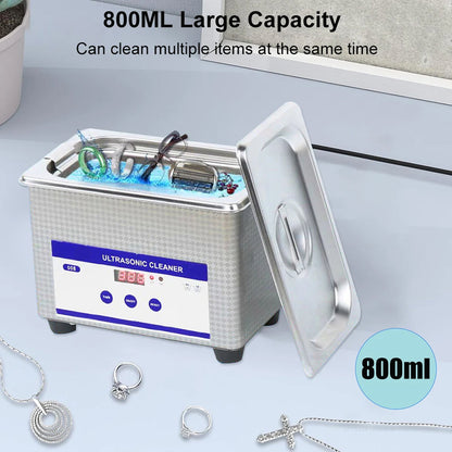 GlorVemi 40kHz Professional Ultrasonic Cleaner for Jewellery and Glasses
