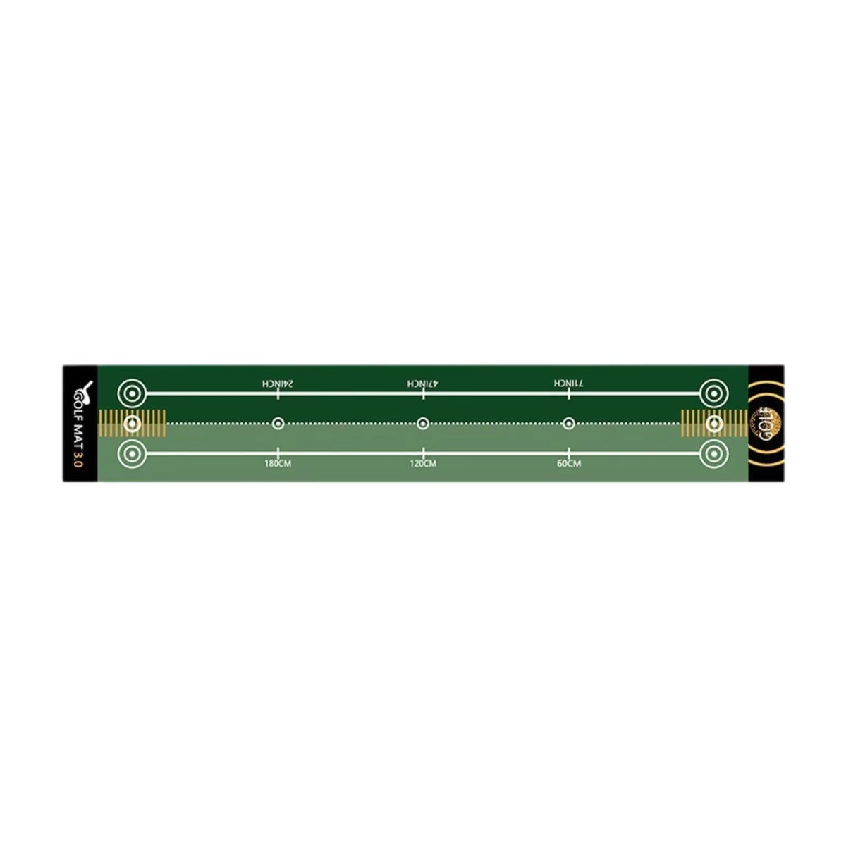 GolfMatix Professional Home Putting Mat with Alignment