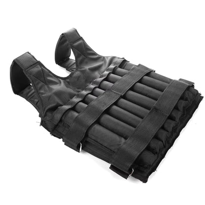 GraviVest 1-50kg Adjustable Weighted Vest for Training