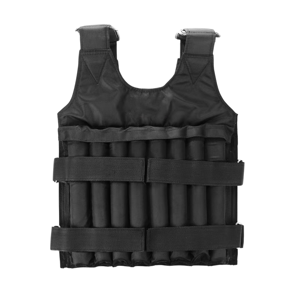 GraviVest 1-50kg Adjustable Weighted Vest for Training